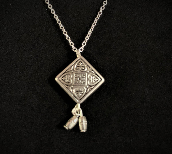 Hope Tibetan Silver Necklace - Lunar Dragonfly